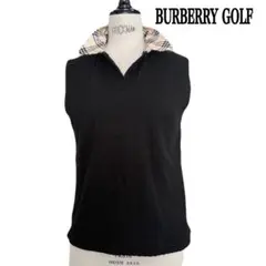 ⭐️BURBERRY GOLF⭐️バーバリーゴルフノースリーブシャツ Lサイズ 2026年最新】BURBERRY GOLF 透け感：透け感なし レディース