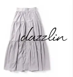 dazzlin（ダズリン） ティアード　フレアスカート（グレー）　Sサイズのサムネイル