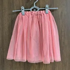 チュールスカート ピンク