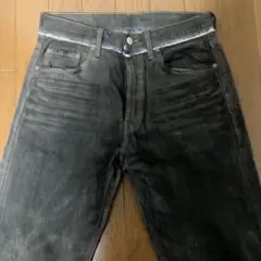 Levi's501再構築ブラックデニム ワイドフレアデニム　W31 リーバイス