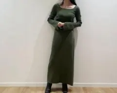 【美品】ユニクロ マメクロゴウチ 3Dリブセットアップ トップス スカート L