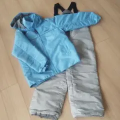 IGNIO スキーウェア 水色 サスペンダー付き