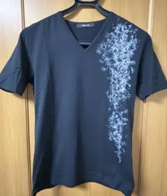 COMME CA MEN Vネック Tシャツ ブラック