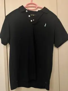 EAST BOY ネイビー半袖ポロシャツ