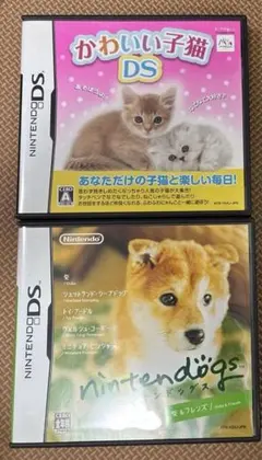 nintendogs 柴＆フレンズ DS とかわいい子猫DS ソフト