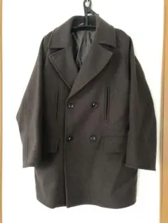 【新品／未着用】nano・universe ダブルメルトン ピーコート