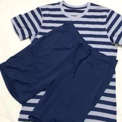 UNIQLO メンズ ルームウェアセット　ボーダー柄　Mサイズ