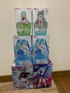 初音ミク フィギュア 5点セット 雪ミク クロミ チロルチョコ ガンダム