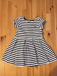 ラルフローレン　ボーダー　半袖ワンピース