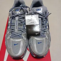 【新品】Nike P-6000 シルバー/ブルー スニーカー