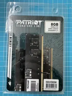 PATRIOT 8GB DDR4 SODIMM 2133MHz メモリ - メルカリ