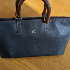 ◯キタムラK ロゴ付きトートバッグ