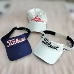 Titleist ゴルフ サンバイザー 2点セットのサムネイル