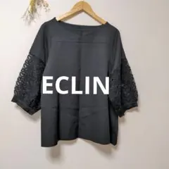 ECLIN エクラン トップス フラワー レース キレイめ お上品