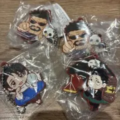 呪術廻戦 キャラばんちょうこうラバーマスコットキーホルダー 4個セット