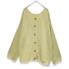 美品 キャナルジーン ヴィアジェイ シアーニットカーディガン 2way