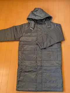 PUMA フード付き グレー ベンチコート　150