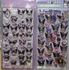 Kuromi ボンボンドロップシール　別柄　2シートセット