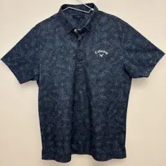 美品　キャロウェイ　ゴルフウェア　ポロシャツ　紺　ネイビー