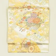 新品「即決価格」西陣名門長嶋成織物謹製正絹 特撰本金織宮廷祝文最高級袋帯仕立上り