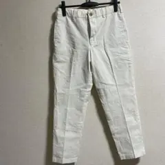 【UNIQLO】 チノパン テーパード 白 ホワイト ✨美品✨Ｓ