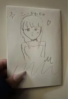 女子高生が書いた女の子のイラスト