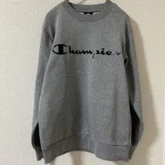 Champion チャンピオン トレーナー 150 グレー ロゴ 美品