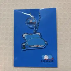 新品 100%ドラえもん&フレンズ展 限定 アクリル2連キーホルダー サンタ