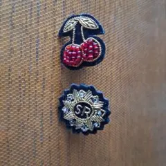 値下げ！新品！ SONIA RYKIEL　ヴィンテージ ピンブローチ 2点セット