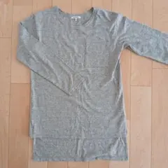 GLOBAL WORK グレー 長袖Tシャツ M