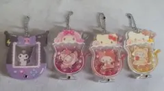 サンリオ　カスタムアクリルチャーム ネコソーダシリーズ　4点セット