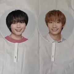 なにわ男子 POPMALL うちわ 大西流星 藤原丈一郎