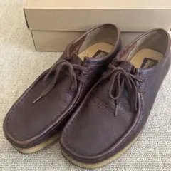 WallabeeEVO ワラビー ネイビー クラークス UK7.5 - メルカリ