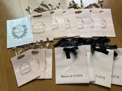 【セット】メゾンドフルール　ショップ袋　紙袋のサムネイル