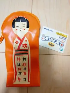 こけしぽーち　木地山系こけし