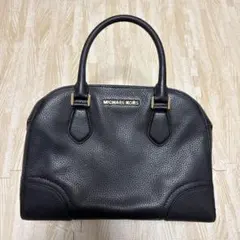 MICHAEL KORS 黒 レザー ハンドバッグ
