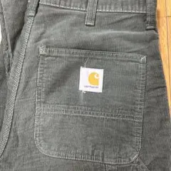 Carhartt コーデュロイ ペインターパンツ グリーン系のサムネイル