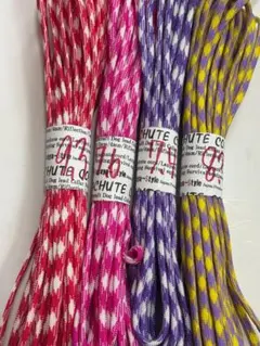 アウトレット★端切れ・パラコード・即決OK・限定・カモフラ系×４