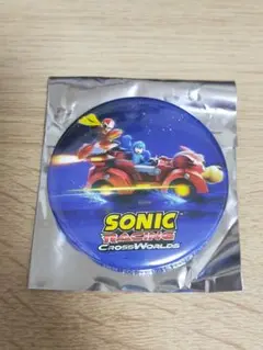 ソニックレーシング クロスワールド 缶バッジ ロックマン ブルース
