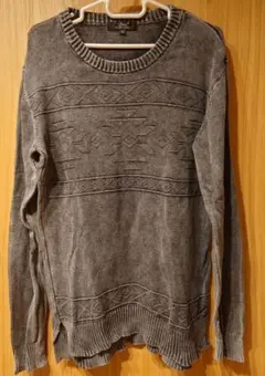 メンズニット Lサイズ ブラック