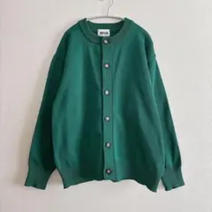 スナップクラブ　メンズ　カーディガン　 M 緑　上着　羽織り　アウター　グリーン