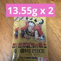 ワンピースカード 世界最強の戦士 OP-17 未開封パック 13.52g - メルカリ