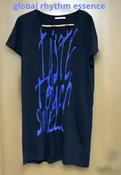 チェニックTシャツ ブラック global rhythm essenceのサムネイル