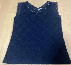 axes femme アクシーズファム　レース　タンクトップ　ブラック　Mサイズ