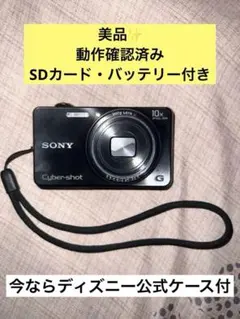 美品✨すぐ使えるフルセット！SONY DSC-WX200 ディズニーポーチ付