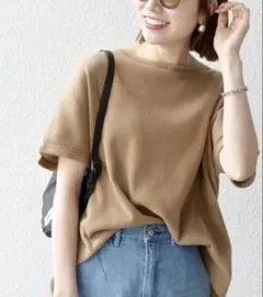 tシャツ SHIPS any:「洗濯機可能」ワッフル ワイド TEE レディースのサムネイル
