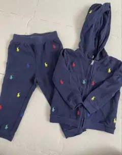 【美品】Ralph Lauren 24M フード付きセットアップ