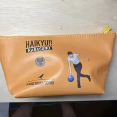 【新品 タグ付き】ラウンドワン限定 ハイキュー!!ポーチ　黃 ROUND1限定