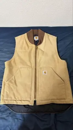 Carhartt ベージュ ダックベスト