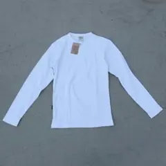 AVIREX U.S.A. ヘンリーネック 長袖 Tシャツ ホワイト Sのサムネイル